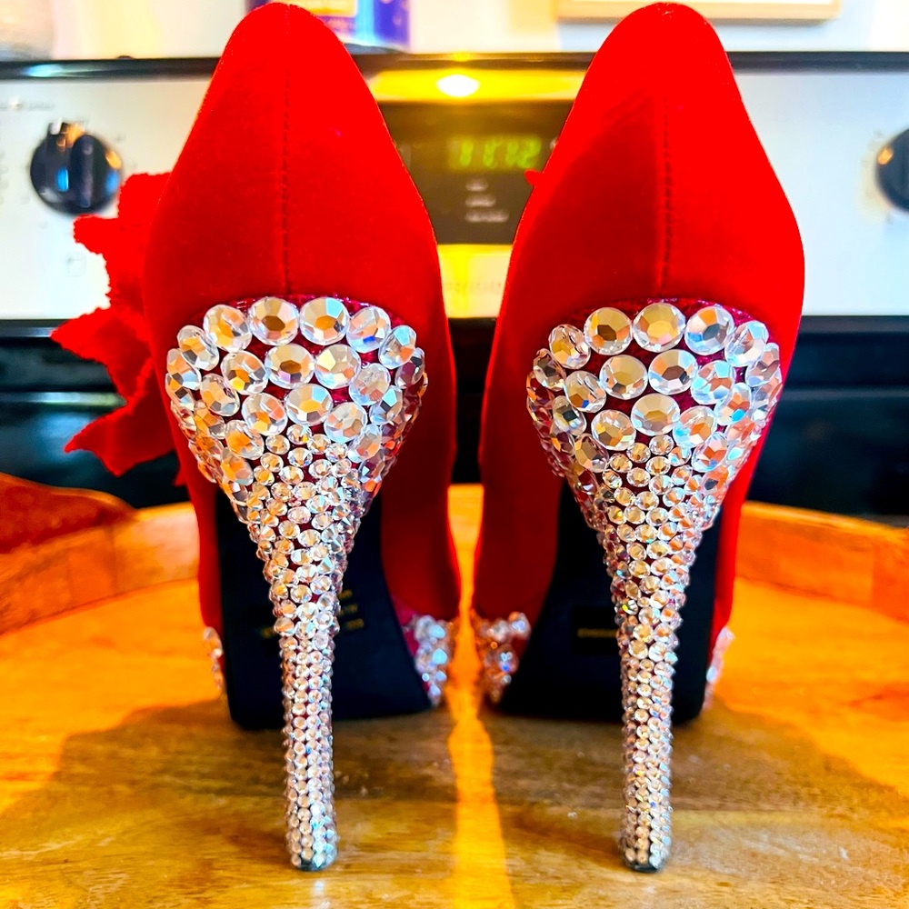Embellished Platform Heels